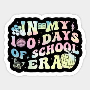 In My 100 Days of School Era Retro Smile 100th Day of School Sticker